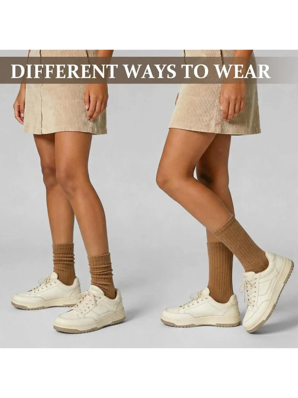 N/A slouchy socks